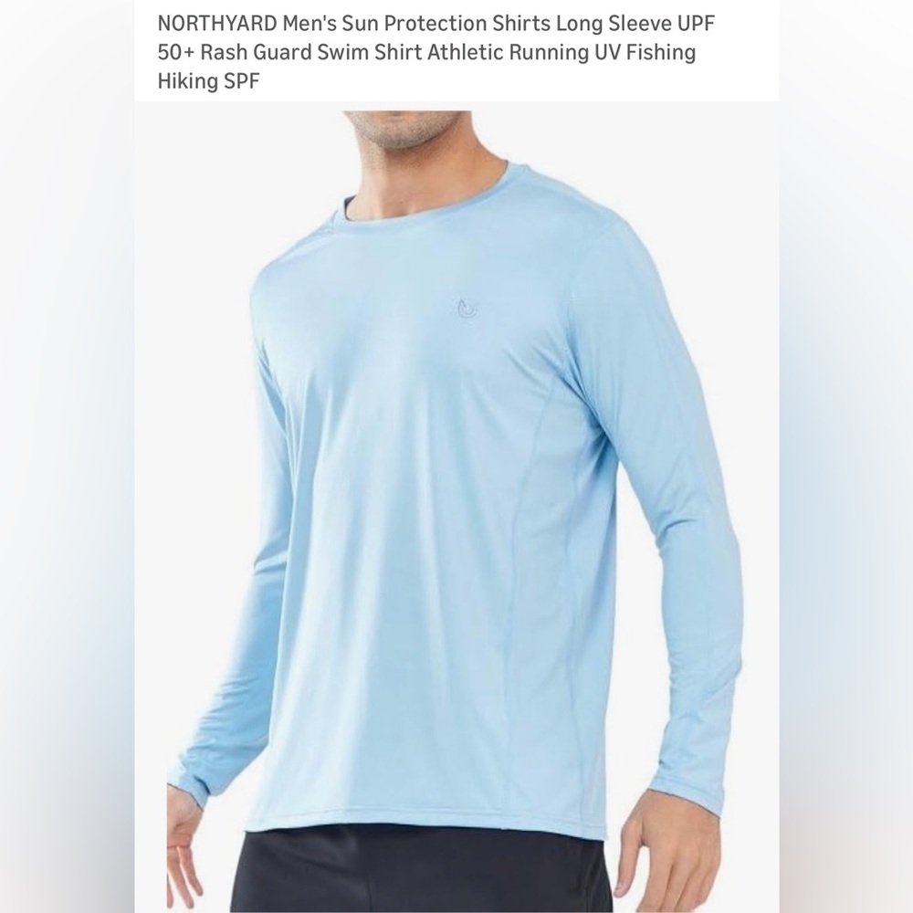 Northyard Men’s UPF 50+ Sun Protection Long Sleeve Performance Shirt